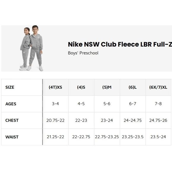 NIKE Girls' Nike Sportswear Club Fleece Swoosh Crewneck Sweatshirt S - Picture 6 of 6